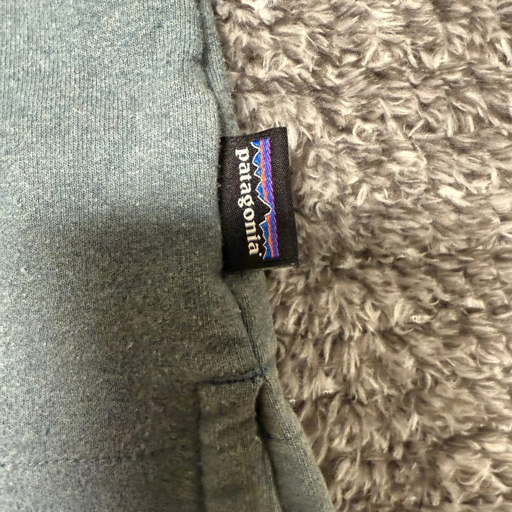 Patagonia Mens Uprisal Crew Sweatshirt L Gray Live Simply Camper Graphic - Picture 6 of 9